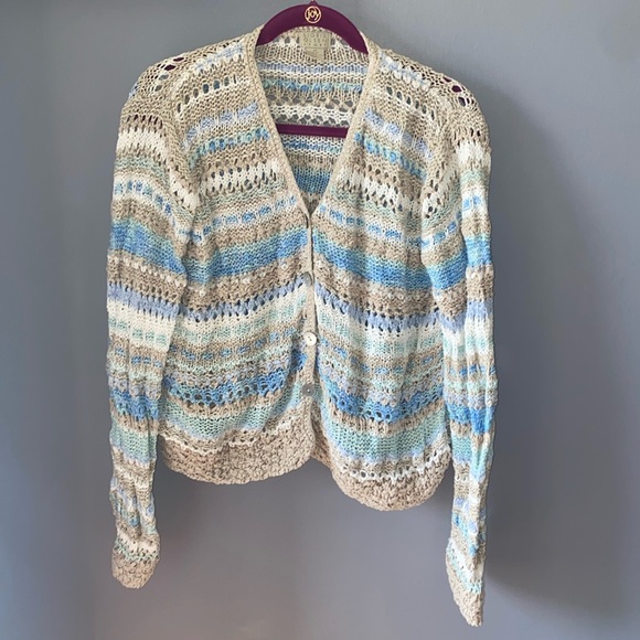 Vintage Coastal Cardigan size medium - Picture 1 of 4